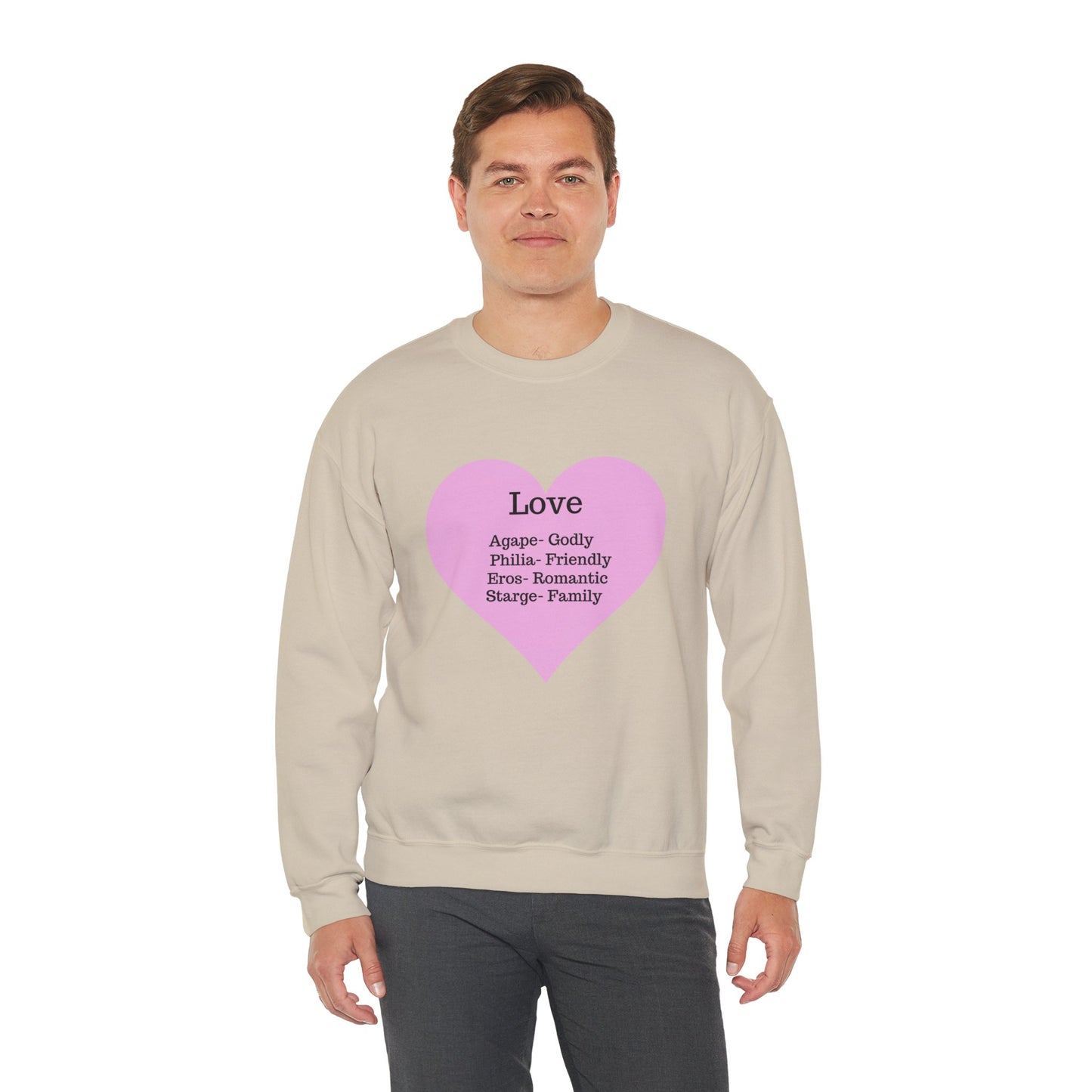 Types of Love Heart Unisex Sweatshirt