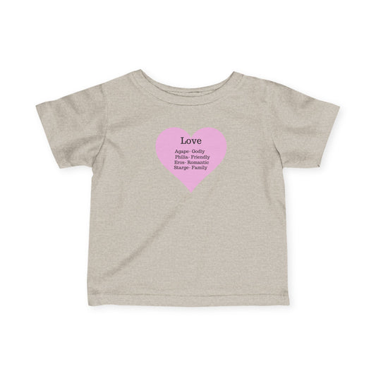 Infant 'Meaning of Love' Heart T-Shirt