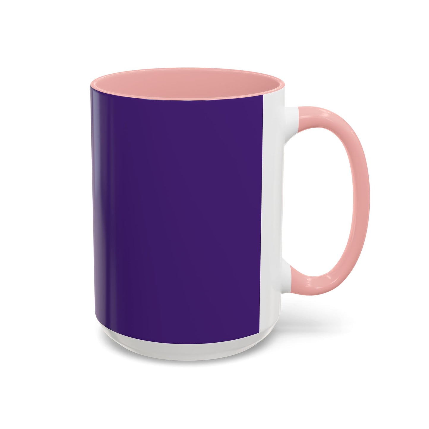 Charming Heart Accent Coffee Mug (Purple)
