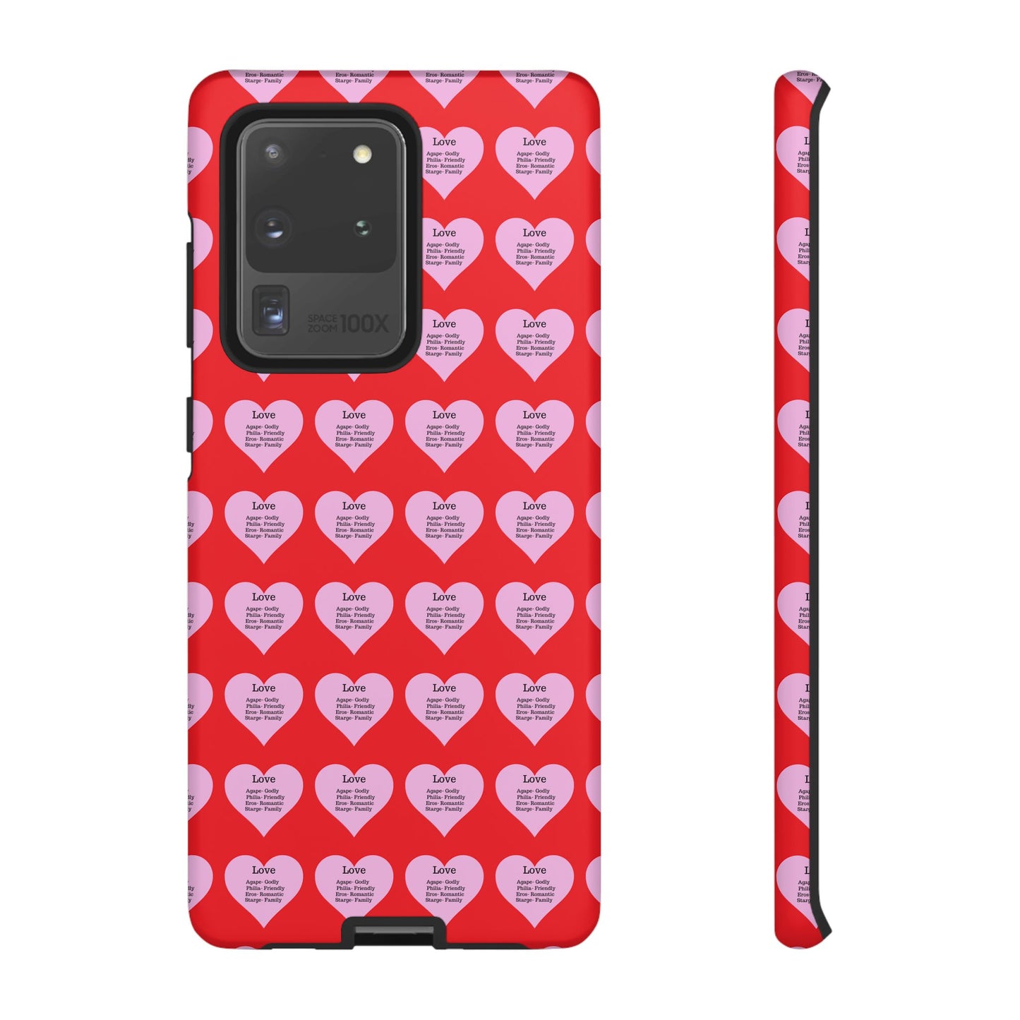 Hearts-A-Flutter Phone Case (Samsung)(Red)