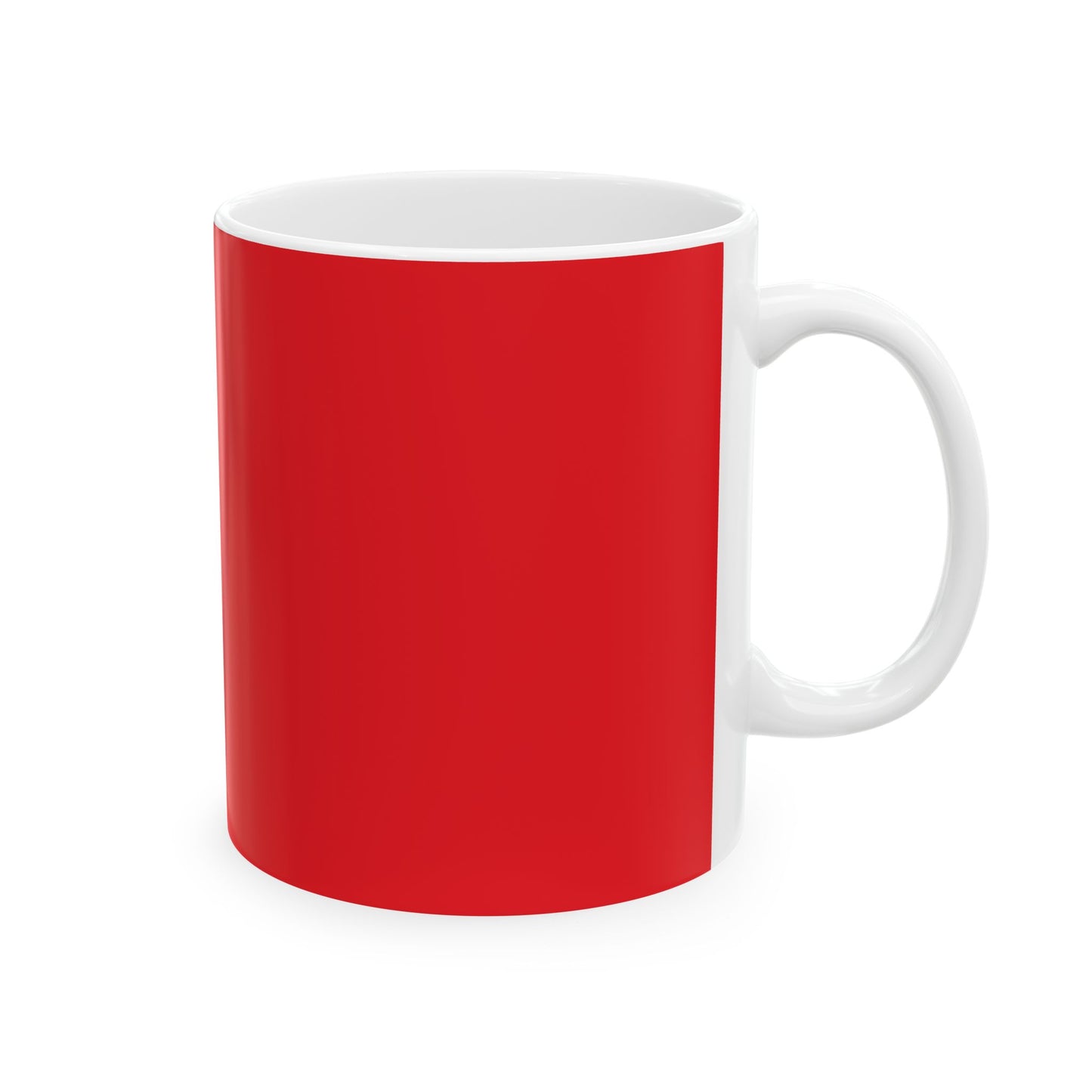 Charming Heart Ceramic Coffee Mug (Red)