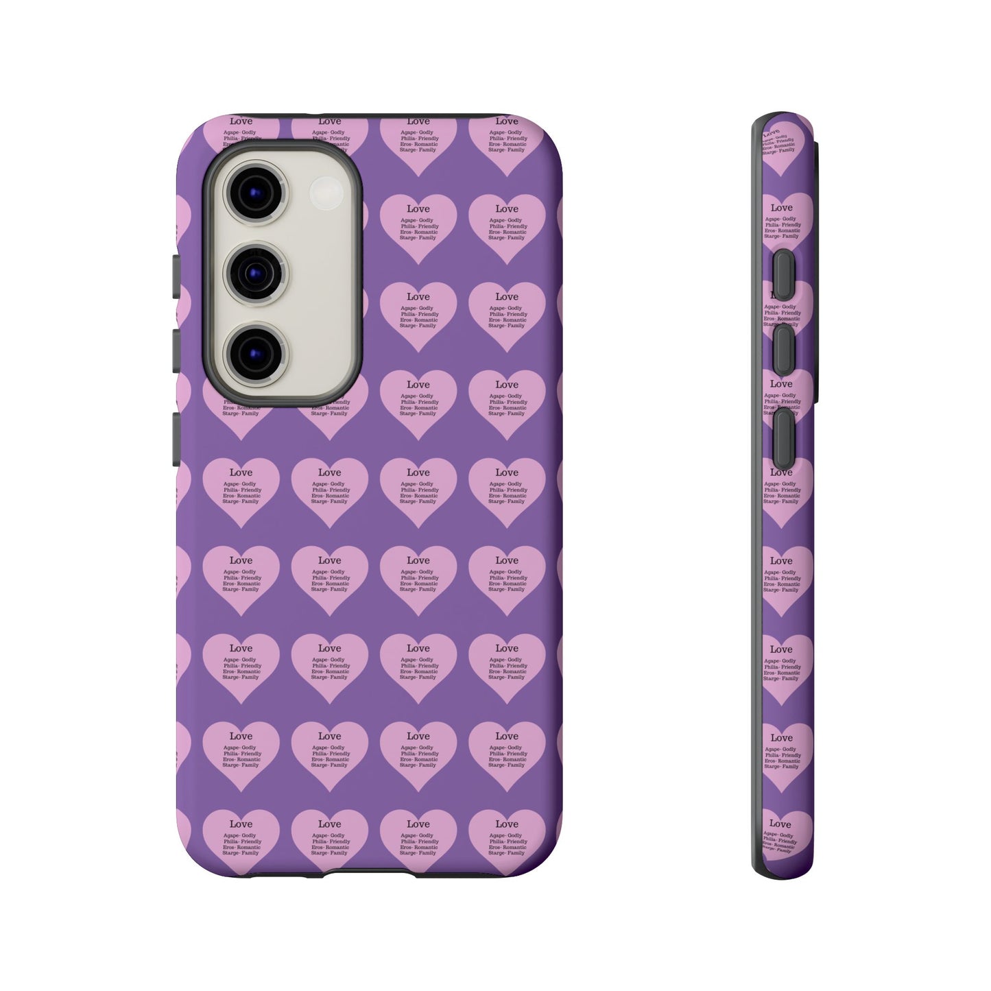 Hearts-A-Flutter Phone Case (Samsung)(Light purple)
