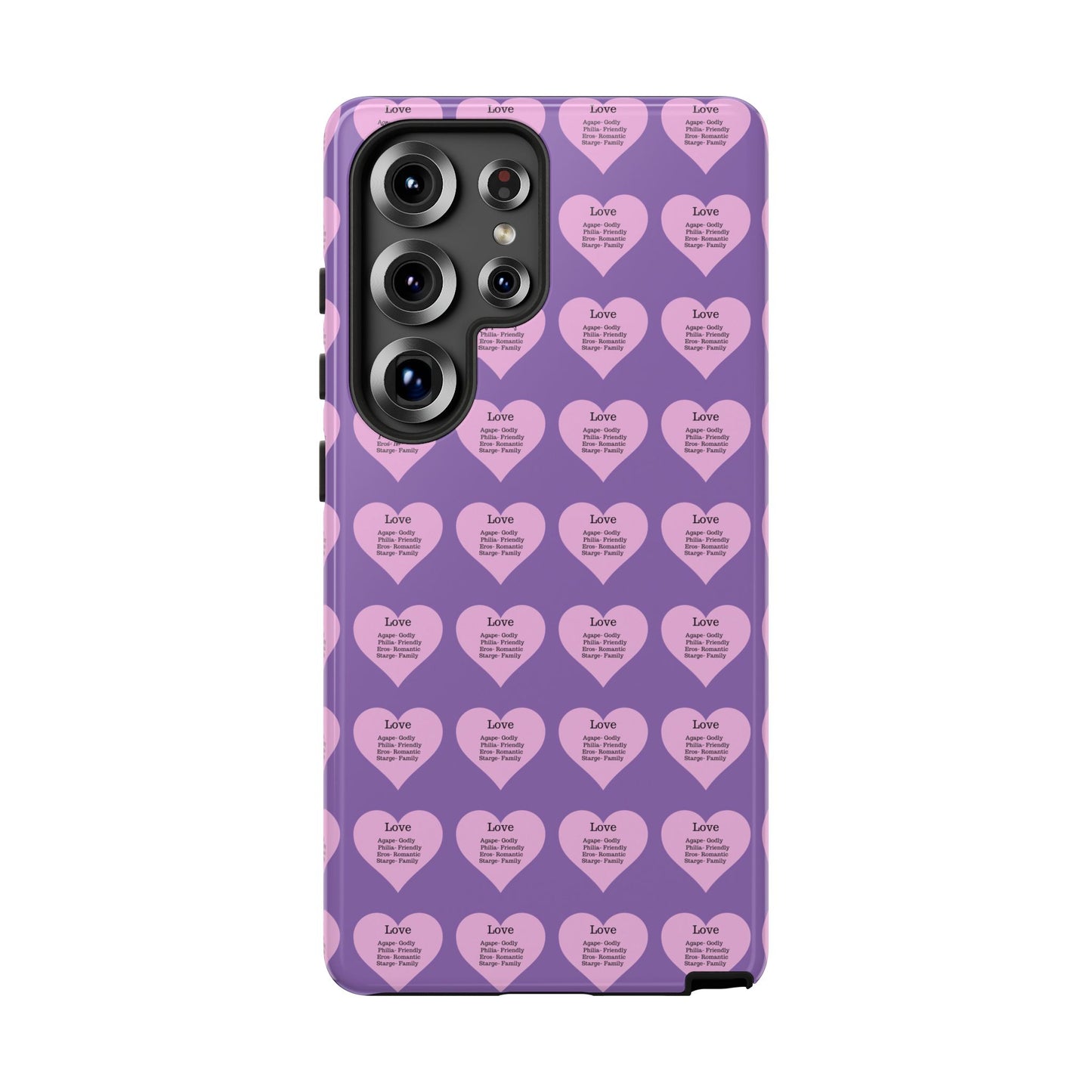 Hearts-A-Flutter Phone Case (Samsung)(Light purple)