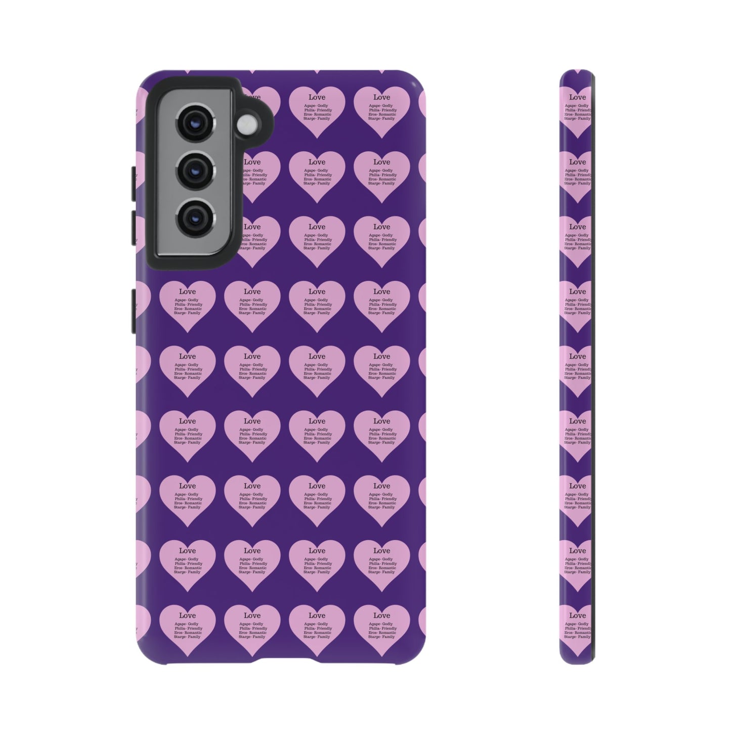 Hearts-A-Flutter Phone Case (Samsung)(Purple)