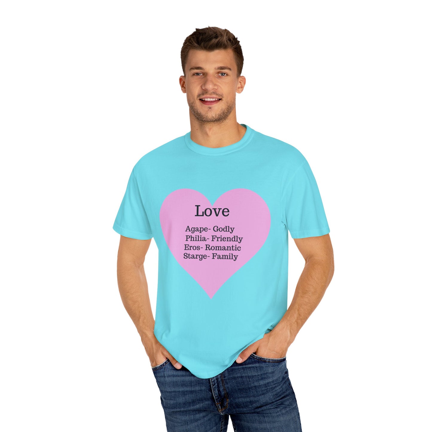 Love-Infused Unisex T-shirt: A Heartfelt Graphic Tee for All Occasions