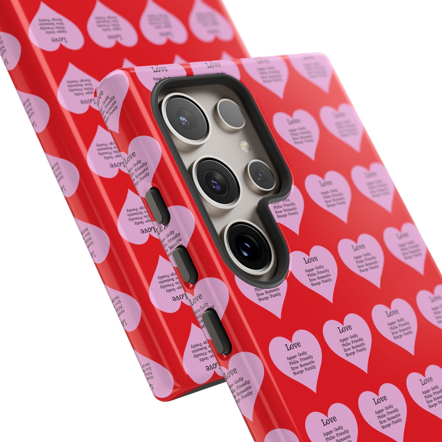 Hearts-A-Flutter Phone Case (Samsung)(Red)