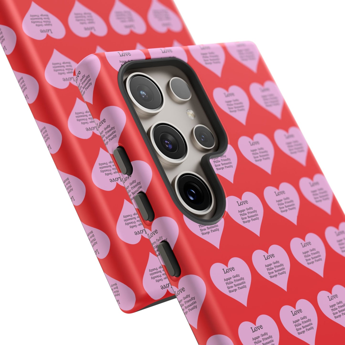Hearts-A-Flutter Phone Case (Samsung)(Red)