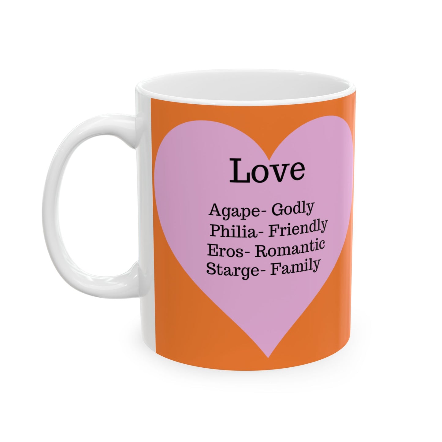 Charming Heart Ceramic Coffee Mug (Crusta)