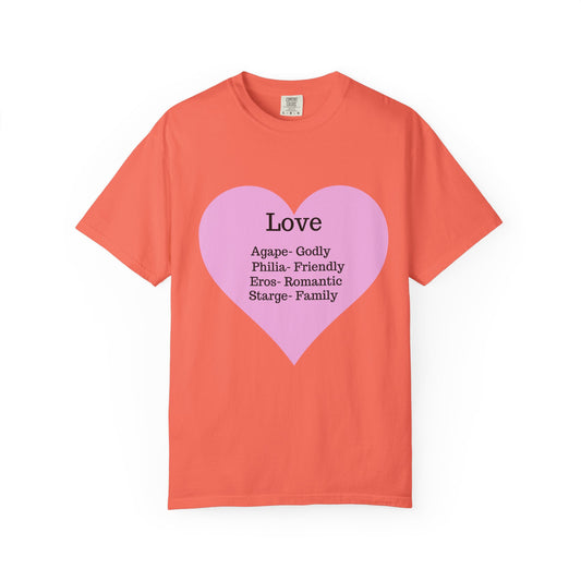 Love-Infused Unisex T-shirt: A Heartfelt Graphic Tee for All Occasions