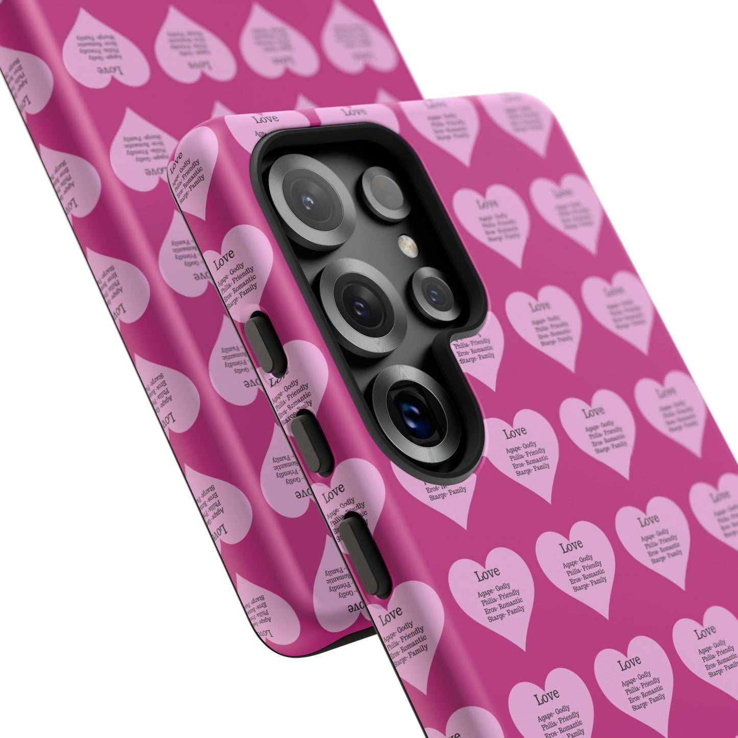 Hearts-A-Flutter Phone Case (Samsung)(Pink)