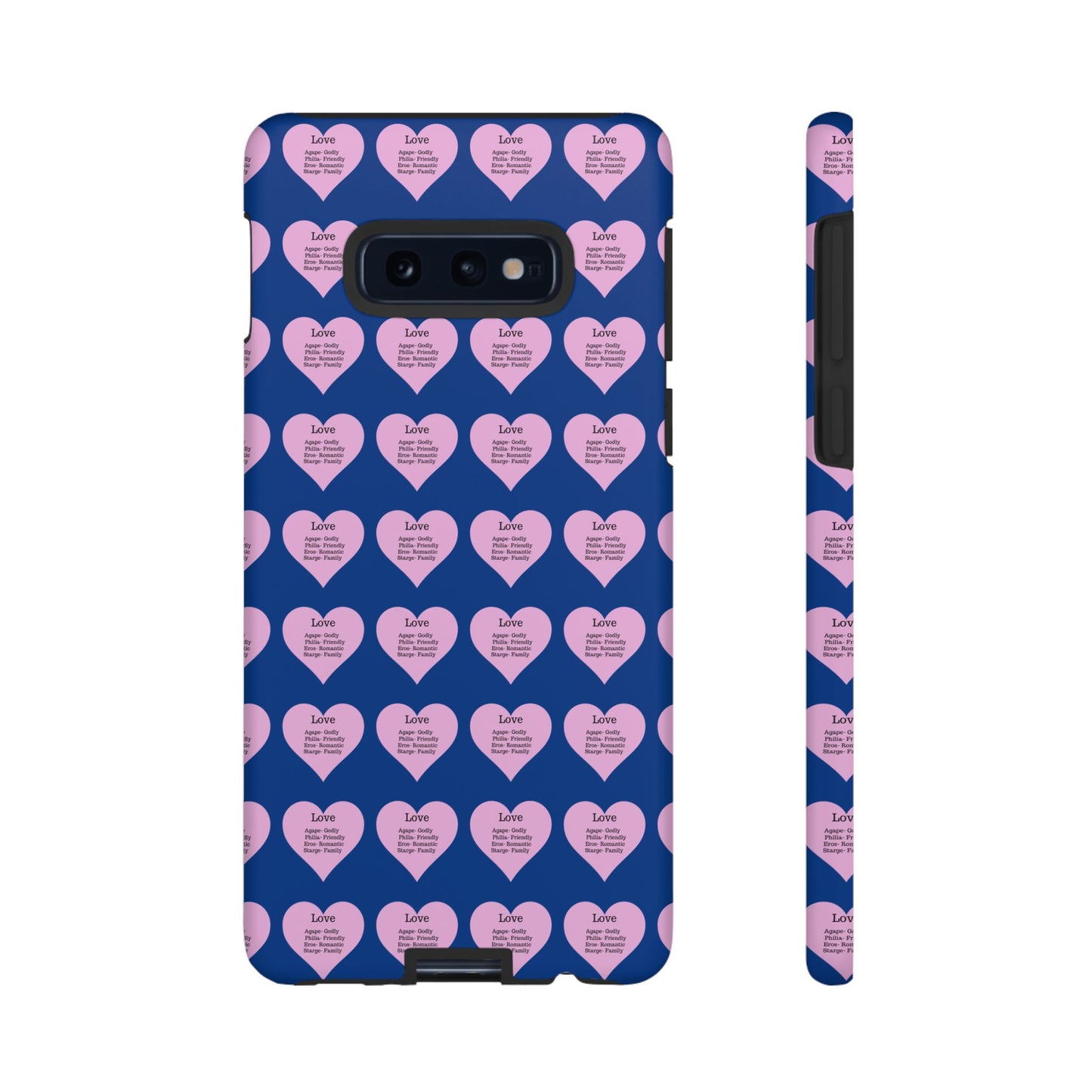 Hearts-A-Flutter Phone Case (Samsung)(Dark blue)